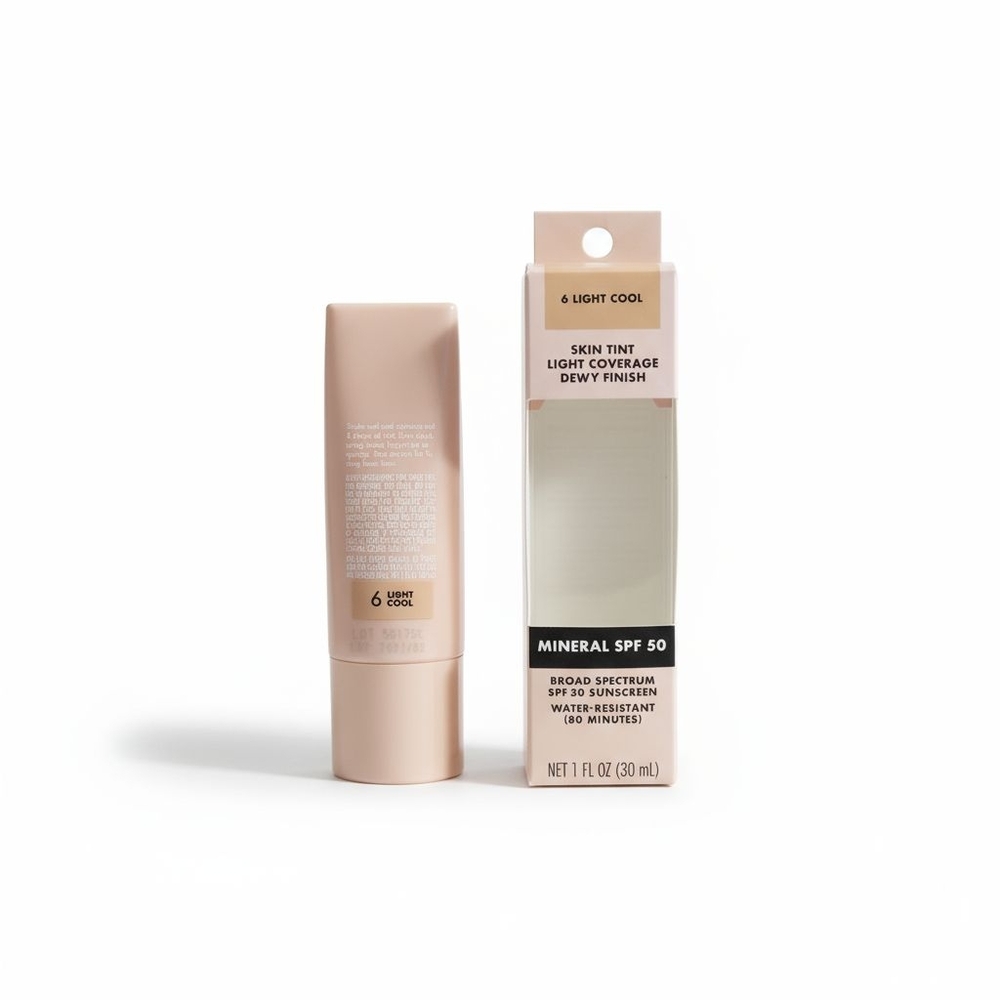 Halo Glow Skin Tint SPF 50 - e.l.f - 6 Light Cool- foundation - Picture 6 of 8